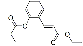 CAS 登录号：84824-82-8， 3-[2-(2-甲基-1-氧代丙氧基)苯基]丙烯酸乙酯