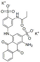 CAS#: 84852-26-6， 1-Amino-9,10-Dihydro-9,10-Dioxo-4-[[3-[(1-Oxopropyl)Amino]-4-Sulfophenyl]Amino]-2-Anthracenesulfonic acid Potassium Salt (1:2)
