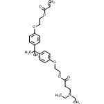 CAS#: 84864-53-9， 2-[4-(2-{4-[2-(Acryloyloxy)ethoxy]phenyl}-2-propanyl)phenoxy]ethyl N,N-diethyl-beta-alaninate