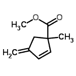 CAS#: 84883-95-4， Methyl 1-methyl-4-methylene-2-cyclopentene-1-carboxylate