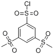 structure of CAS# 849035-99-0, 3,5-Bis(Methylsulfonyl)Benzenesulfonylchloride;3,5-BIS(METHYLSULFONYL)BENZENESULFONYLCHLORIDE(MIN.90%PURITY)