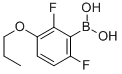 structure of CAS# 849062-14-2, 2,6-Difluoro-3-Propoxyphenylboronic Acid