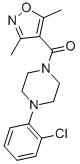 CAS#: 849478-04-2， [4-(2-Chlorophenyl)-1-Piperazinyl](3,5-Dimethyl-4-Isoxazolyl)-Methanone