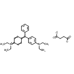 CAS#: 84962-80-1， N-[4-[[4-(diethylamino)phenyl]phenylmethylene]-2,5-cyclohexadien-1-ylidene]-N-ethyl-Ethanaminium butanedioate (1:1)