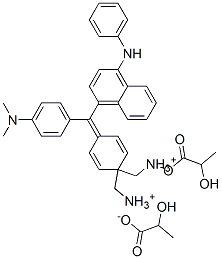 CAS#: 84962-85-6， [4-[alpha-(4-Anilino-1-Naphthyl)-4-(Dimethylamino)Benzylidene]Cyclohexa-2,5-Dien-1-Ylidene]Dimethylammonium Lactate