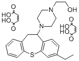 CAS#: 84964-87-4， 3-Ethyl-11-(4-(2-Hydroxyethyl)Piperazino)-10,11-Dihydrodibenzo(b,f)Thiepin Bis(Maleate)