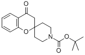 structure of CAS# 849928-22-9, 4-Oxo-2-Spiro(N-Boc-Piperidine-4-Yl)-Benzopyran;Spiro[2H-1-Benzopyran-2,4'-Piperidine]-1'-Carboxylic Acid, 3,4-Dihydro-4-Oxo-, 1,1-Dimethylethyl Ester;N-Boc-Spiro[2H-1-Benzopyran-2,4'-Piperidine]4(3H)-One