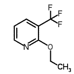 structure of CAS# 849934-82-3, 2-Ethoxy-3-(trifluoromethyl)pyridine;2-Ethoxy-3-(trifluormethyl)pyridin;2-Ethoxy-3-(trifluoromethyl)pyridine;2-Éthoxy-3-(trifluorométhyl)pyridine