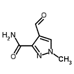 CAS#: 84999-37-1， 4-Formyl-1-methyl-1H-pyrazole-3-carboxamide