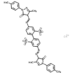 CAS#: 85005-82-9， Calcium 4,4'-bis{[3-methyl-1-(4-methylphenyl)-5-oxo-4,5-dihydro-1H-pyrazol-4-yl]diazenyl}-2,2'-biphenyldisulfonate