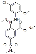 CAS#: 85030-44-0， Sodium 2-(3-(5-Chloro-2-Methoxyphenyl)-1-Ethyltriazen-2-Yl)-5-((Dimethylamino)Sulphonyl)Benzoate