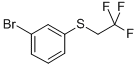structure of CAS# 850349-30-3, 1-Bromo-3-(2,2,2-Trifluoro-Ethylsulfanyl)-Benzene;Fs010809