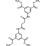 CAS#: 85050-00-6， Tetramethyl 5,5'-[(1,4-dioxo-1,4-butanediyl)diimino]diisophthalate