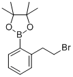 structure of CAS# 850567-53-2, 2-(2-Bromoethyl)Benzeneboronic Acid Pinacol Ester;2-(2-(2-Bromoethyl)Phenyl)-4,4,5,5-Tetramethyl-1,3,2-Dioxaborolane;2-(2-Bromoethyl)Benzeneboronic Acid, Pinacol Ester 97%;2-(2-BROMOETHYL)BENZENEBORONIC ACID, PINACOL ESTER