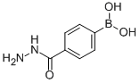 structure of CAS# 850567-95-2, 4-(Hydrazinecarbonyl)Phenylboronic Acid;4-(Hydrazinocarbonyl)Benzeneboronic Acid, 95%;4-(Hydrazinecarbonyl)Benzeneboronic Acid 98%;4-(Hydrazinecarbonyl)Benzeneboronic Acid