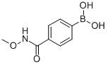 结构式 CAS# 850568-17-1, 4-(O-甲基羟基氨基羰基)苯硼酸