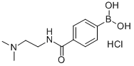 结构式 CAS# 850568-22-8, 4-(2-(二甲基氨基)乙基氨基甲酰)苯基硼酸盐酸盐