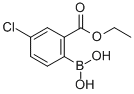 结构式 CAS# 850568-61-5, (4-氯-2-乙氧羰基)苯硼酸