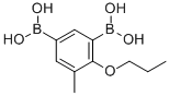 结构式 CAS# 850568-70-6, 5-甲基-4-丙氧基-1,3-亚苯基二硼酸