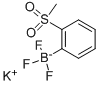 结构式 CAS# 850623-65-3, (2-甲基磺酰基苯基)三氟硼酸钾