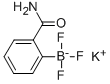 结构式 CAS# 850623-70-0, (2-氨基羰基苯基)三氟硼酸钾