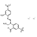CAS#: 85098-83-5， Disodium 2-[1-ethyl-3-(2-methyl-4-nitrophenyl)-2-triazen-1-yl]-5-sulfonatobenzoate