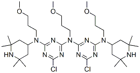 CAS#: 85099-19-0， 6-Chloro-N-[4-Chloro-6-[(3-Methoxypropyl)(2,2,6,6-Tetramethylpiperidin-4-Yl)Amino]-1,3,5-Triazin-2-Yl]-N,N'-Bis(3-Methoxypropyl)-N'-(2,2,6,6-Tetramethylpiperidin-4-Yl)-1,3,5-Triazine-2,4-Diamine