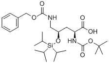 CAS#: 850996-84-8， (2S,4R)-5-Benzyloxycarbonylamino-2-Tert-Butoxycarbonylamino-4-Triisopropylsilanyloxy-Pentanoic Acid