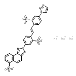 CAS#: 85154-03-6， Trisodium 2-(3-sulfonato-4-{(E)-2-[2-sulfonato-4-(1H-1,2,3-triazol-1-yl)phenyl]vinyl}phenyl)-2H-naphtho[1,2-d][1,2,3]triazole-6-sulfonate