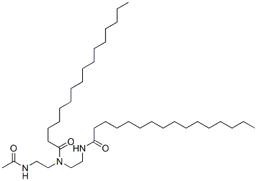 CAS#: 85187-60-6， N-[2-(Acetylamino)Ethyl]-N-[2-[(1-Oxohexadecyl)Amino]Ethyl]Hexadecan-1-Amide