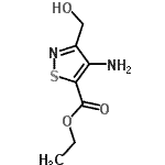 CAS#: 85195-22-8， Ethyl 4-amino-3-(hydroxymethyl)-1,2-thiazole-5-carboxylate