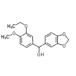 CAS#: 851958-65-1， 1,3-Benzodioxol-5-yl(3-ethoxy-4-methoxyphenyl)methanol