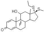 CAS 登录号：85197-77-9， 替泼尼旦