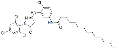CAS#: 85204-35-9， N-[4-Chloro-3-[[4,5-Dihydro-5-Oxo-1-(2,4,6-Trichlorophenyl)-1H-Pyrazol-3-Yl]Amino]Phenyl]Pentadecanamide