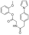 CAS 登录号：85209-67-2， N-((4-(1H-吡咯-1-基)苯基)乙酰基)-甘氨酸 2-甲氧基苯基酯