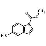 CAS#: 852105-08-9， Methyl 5-methyl-1H-indole-1-carboxylate