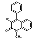 CAS#: 852203-12-4， 3-Bromo-1-methyl-4-phenyl-2(1H)-quinolinone