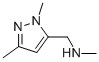 structure of CAS# 852227-87-3, N-[(1,3-Dimethyl-1H-Pyrazol-5-Yl)Methyl]-N-Methylamine;N-[(1,3-DIMETHYL-1H-PYRAZOL-5-YL)METHYL]-N-METHYLAMINE