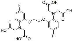 CAS 登录号:85233-21-2, 5,5'-二氟-1,2-二(2-氨基苯氧基)乙烷-N,N,N',N'-四乙酸