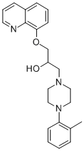 CAS#: 85239-23-2, 4-(2-Methylphenyl)-alpha-((8-Quinolinyloxy)Methyl )-1-Piperazineethanol