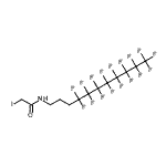 CAS#: 852527-48-1， N-(4,4,5,5,6,6,7,7,8,8,9,9,10,10,11,11,11-Heptadecafluoroundecyl)-2-iodoacetamide