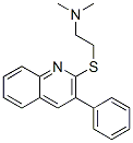 CAS#: 85273-95-6， 2-((2-(Dimethylamino)Ethyl)Thio)-3-Phenylquinoline