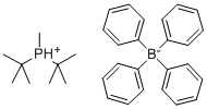 structure of CAS# 853073-44-6, Di-Tert-Butylmethylphosphonium Tetraphenylborate;DI-TERT-BUTYLMETHYLPHOSPHONIUM TETRAPHENYLBORATE