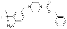 CAS#: 853297-17-3， 4-(4-Cbz-Piperazin-1-Yl-Methyl)-2-Trifluoromethylaniline