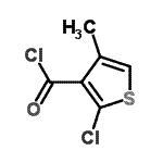 CAS#: 85345-23-9， 2-Chloro-4-methyl-3-thiophenecarbonyl chloride