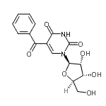 CAS#: 85372-91-4， 5-benzoyl-1-[(2R,3R,4S,5R)-3,4-dihydroxy-5-(hydroxymethyl)tetrahydrofuran-2-yl]pyrimidine-2,4-dione