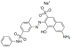 CAS#: 85409-53-6， Sodium 6-Amino-3-[[5-Anilinosulphonyl-2-Methylphenyl]Azo]-4-Hydroxynaphthalene-2-Sulphonate