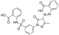 CAS#: 85409-58-1， 2-[[1-[3-[[(2-Carboxyphenyl)Amino]Sulphonyl]Phenyl]-4,5-Dihydro-3-Methyl-5-Oxo-1H-Pyrazole-4-Yl]Azo]Benzoic Acid