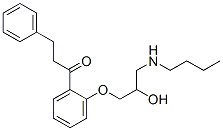 CAS 登录号：85414-48-8， 1-(2-(3-(丁基氨基)-2-羟基丙氧基)苯基)-3-苯基-1-丙酮