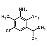 CAS#: 854403-52-4， 4-Chloro-6-isopropyl-3-methyl-1,2-benzenediamine